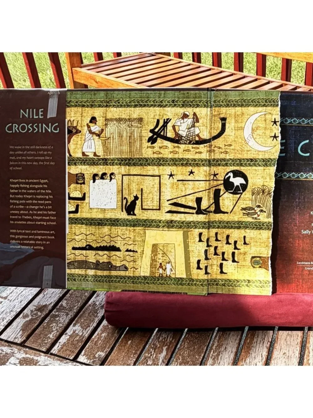 Nile Crossing Katy Beebe Hardcover Book Ancient Egypt School Family Village Life